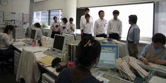 検収作業を見て、新たな疑問がわいたようです
