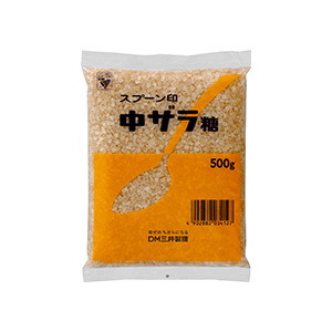 スプーン印/ばら印 中ザラ糖500g
