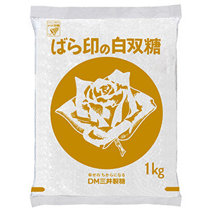 スプーン印/ばら印 白ザラ糖1kg